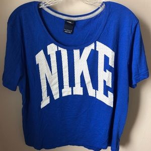 Nike Royal Blue Crop Top
